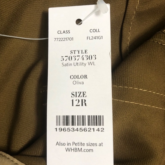 White House Black market gold woman pants - Picture 9 of 16